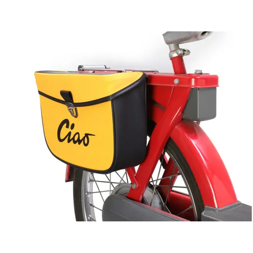 saddle bag Moto Nostra Ciao black-yellow 52214_1