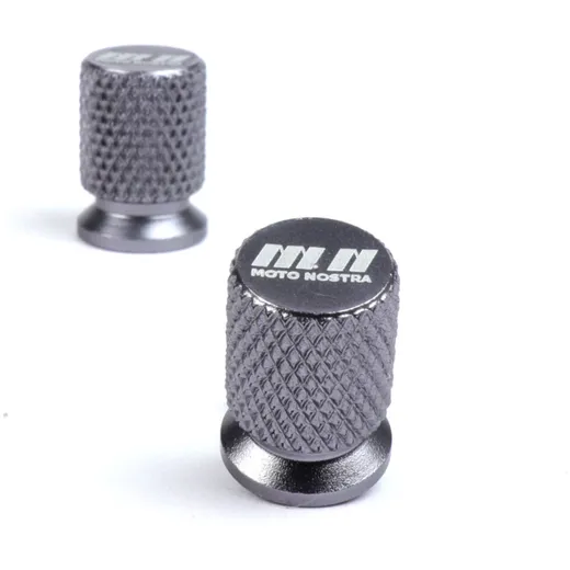 Ventilkappen Moto Nostra CNC, grau- 52340_1