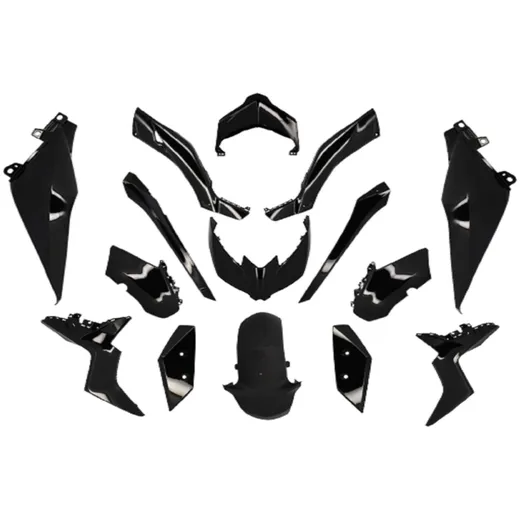 Verkleidungskit 15-teilig schwarz glänzend für Yamaha X-Max 125, 300 2018- 52398