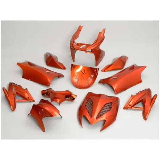 fairing kit 11-piece orange metallic for Yamaha Aerox, MBK Nitro 50cc, 100cc 2-stroke 52400 fairing kit 11-piece orange metallic for Yamaha Aerox, MBK Nitro 50cc, 100cc 2-stroke 52400