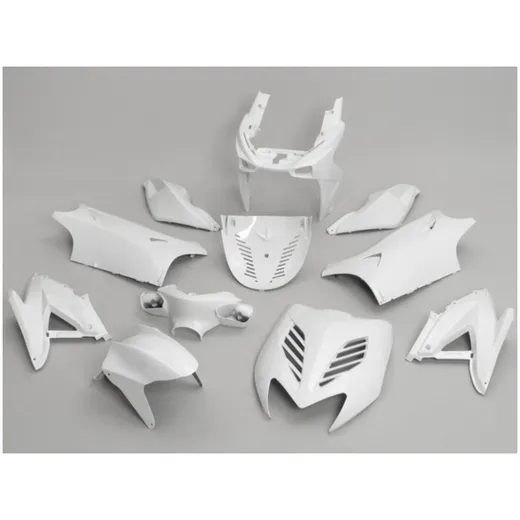 fairing kit 11-piece white for Yamaha Aerox, MBK Nitro 50cc, 100cc 2-stroke 52402 fairing kit 11-piece white for Yamaha Aerox, MBK Nitro 50cc, 100cc 2-stroke 52402
