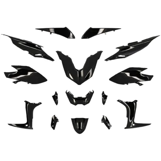 bodywork kit 15-piece black for Yamaha T-Max 560 Euro5 2020- 52412