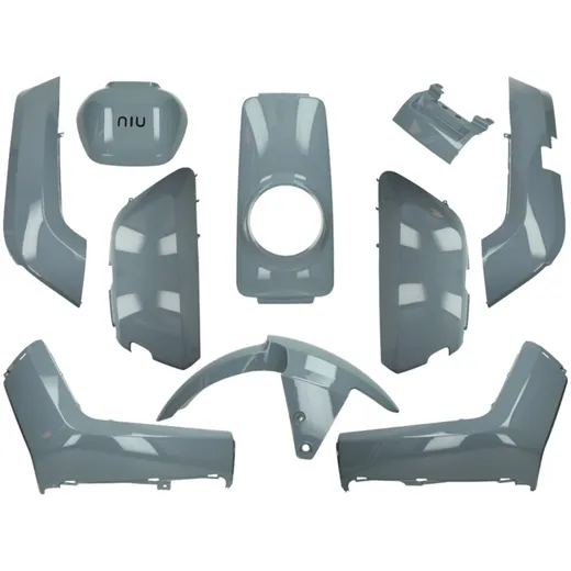 Verkleidungskit 10-teilig Nardo grau glänzend für NIU-N1, NQi-Sport 52420