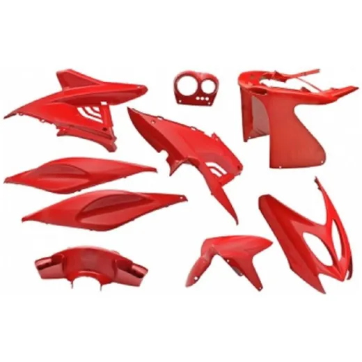 Verkleidungskit EDGE 9-teilig rot für Yamaha Aerox, MBK Nitro 52520 Verkleidungskit EDGE 9-teilig rot für Yamaha Aerox, MBK Nitro 52520