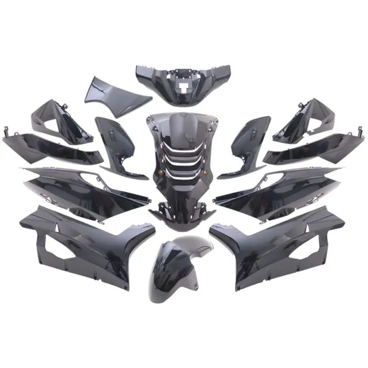 fairing kit EDGE 14-piece black metallic for Peugeot Speedfight 4 52540