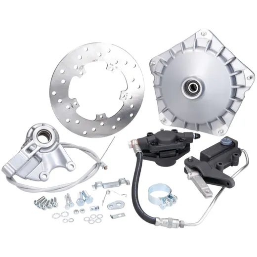 Scheibenbremse-Set GRIMECA NT Classic Look Stumpf d=20mm teilhydraulisch Silbern für Vespa PK50-125, ?S, ?SS, ?XL, ?XL2, ?P200E, Scheibenbremse-Set GRIMECA NT Classic Look Stumpf d=20mm teilhydraulisch Silbern für Vespa PK50-125, ?S, ?SS, ?XL, ?XL2, ?P200E,