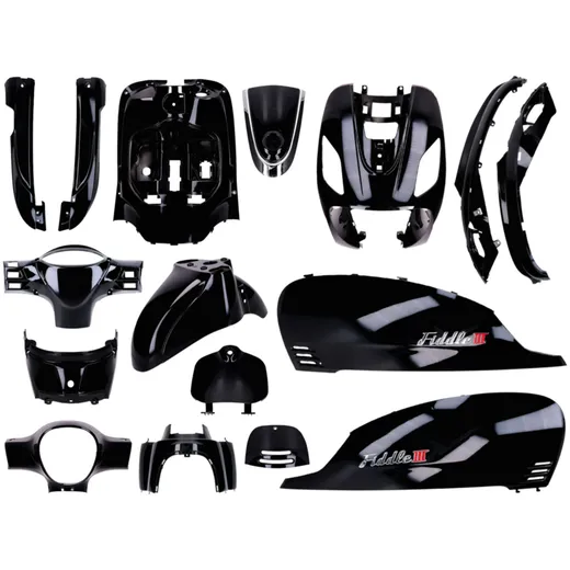 Fairing kit black primed 16-piece for SYM Fiddle 3 year 2014-2020 52945