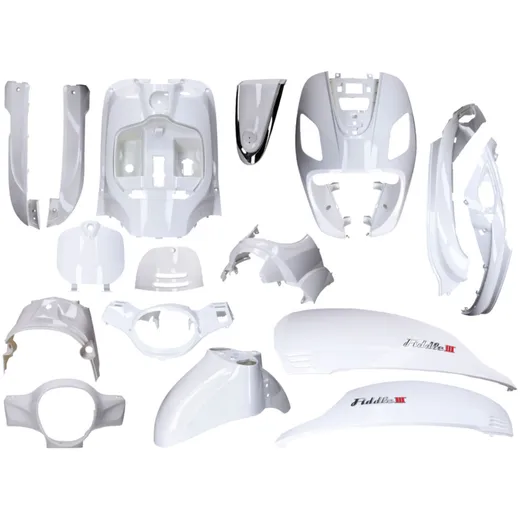 White primed 16-piece fairing kit for Sym Fiddle 3 year 2014-2020 52951 White primed 16-piece fairing kit for Sym Fiddle 3 year 2014-2020 52951