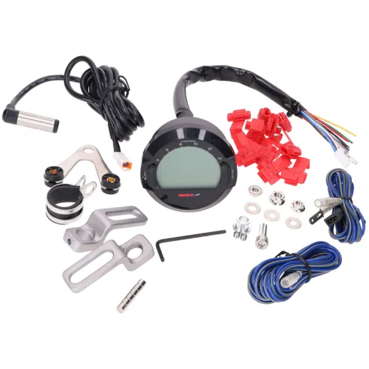 Tachometer Koso Digital DL-03SR LCD Display schwarz d=64mm 53181 Tachometer Koso Digital DL-03SR LCD Display schwarz d=64mm 53181