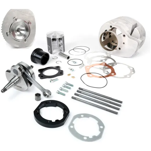 Adapterplatten-Set inkl. Kurbelwelle+Zylinder - J&G 2% special by WT- zur Montage Polini/Malossi 210 Zylinder (Ø68.5mm) auf Moto Adapterplatten-Set inkl. Kurbelwelle+Zylinder - J&G 2% special by WT- zur Montage Polini/Malossi 210 Zylinder (Ø68.5mm) auf Moto