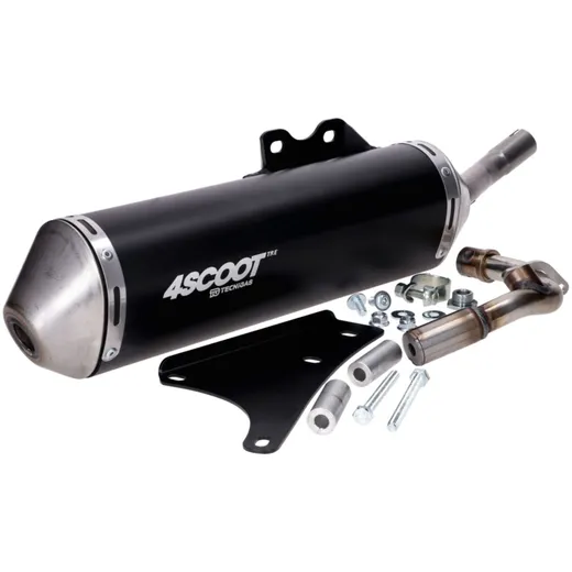 Auspuff Tecnigas 4Scoot TRE für Vespa Primavera / Sprint, Piaggio Liberty / Zip 50 iget Euro4 / Euro5 53292