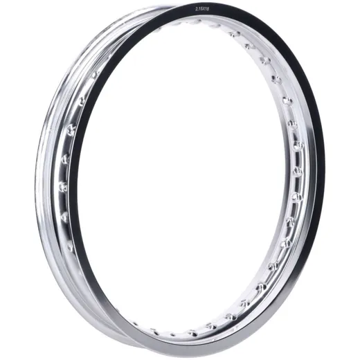 Felge 2,15 x 18 Aluminium poliert für MZ GS, ETS/G, GE, GT, ETZ 250 53445