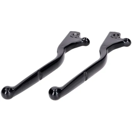 Brake lever set glossy black for Vespa GTS 125 (ZAPMD3202, ZAPMD3203), Vespa GTS 300 HPE (ZAPMD3103, ZAPMD3104) 53456