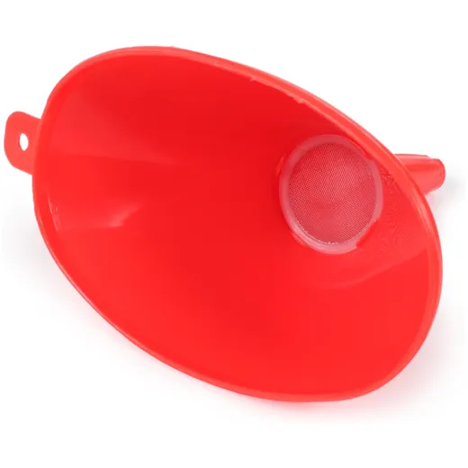 Funnel Hünersdorff 116x172mm oval (HD-PE) red 53508_1