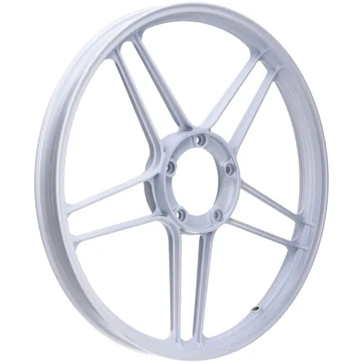 Felge Aluminium weiß glänzend 17 Zoll vorne / hinten für Puch Maxi 53570