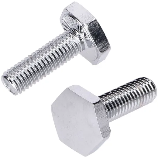 Chrome screw set for top telescopic fork for Puch Maxi 53590