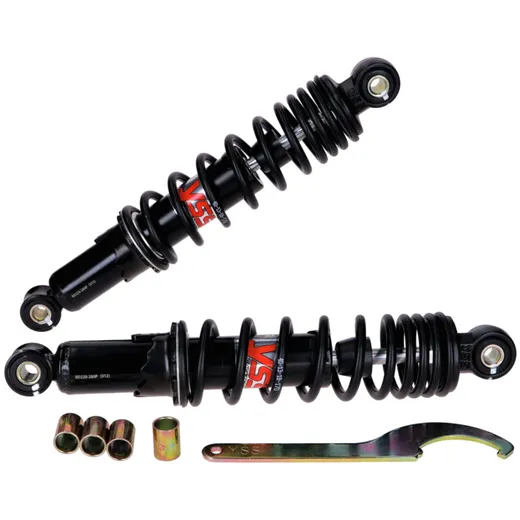 Shock absorber set YSS Pro-X black 280mm for Puch Maxi, Tomos 53602