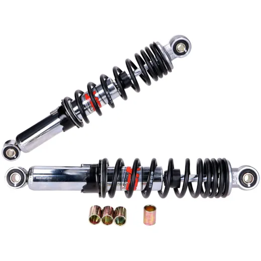 Shock absorber set YSS black chrome 300mm for Puch Maxi, Tomos 53608