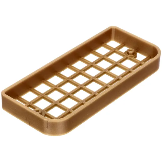 Lampengitter für eckige Rückleuchte (ABS Kunststoff) golden _1