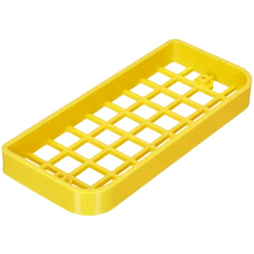 Lampengitter für eckige Rückleuchte (ABS Kunststoff) gelb fü_1