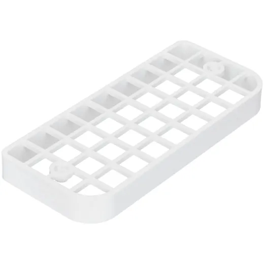 Lamp grille for angular rear light (ABS plastic) white for Piaggio Ciao P/PX 53892