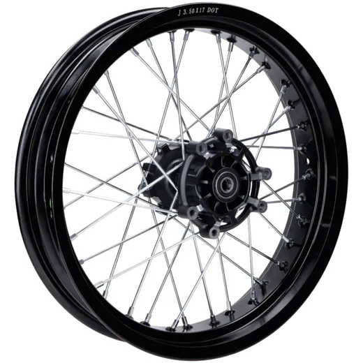 Felge hinten schwarz 3.50x17 für Rieju MRT 50 53934