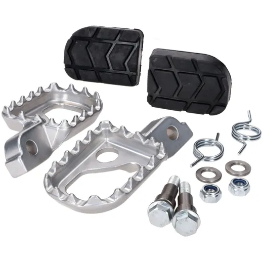 Fußrasten Satz CNC alu 16x24x3mm für Beta RR50 Enduro 54100