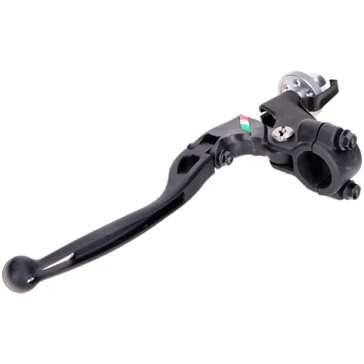 Domino Racing clutch fitting for 22mm handlebars left black 26mm with folding lever for clutch cable 54115 Domino Racing clutch fitting for 22mm handlebars left black 26mm with folding lever for clutch cable 54115