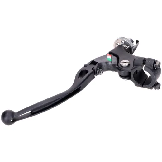 Domino Racing clutch fitting for 22mm handlebars left black 30mm with folding lever for clutch cable 54117