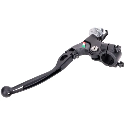 Domino Racing clutch fitting for 22mm handlebars left black 33mm with folding lever for clutch cable 54118