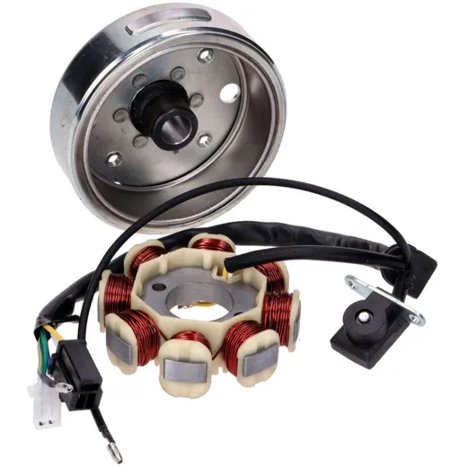 Lichtmaschine Stator inkl. Schwungrad für China 4-Takt GY6 Euro4 45Km/h 54213