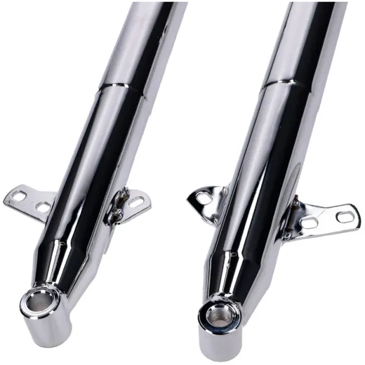 Telegabelholm Satz chrom für Zündapp Typ 517 C50, KS50, GTS5_3