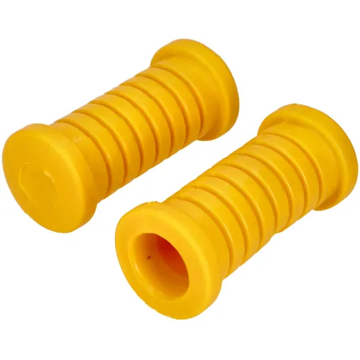 Fußrastengummi Set D=22mm gelb für Simson 54303