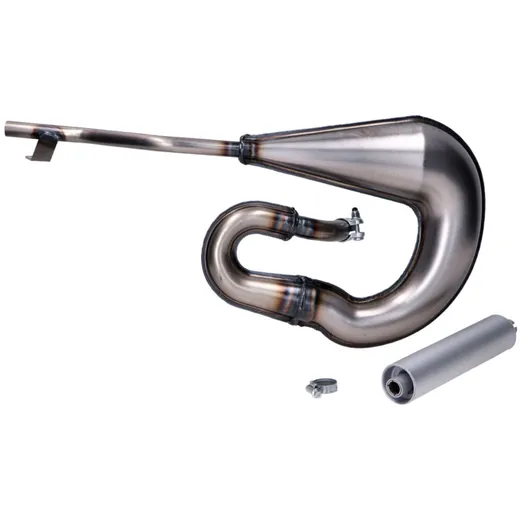 Auspuff Proma Circuit unlackiert für Piaggio Bravo, Citta 54361