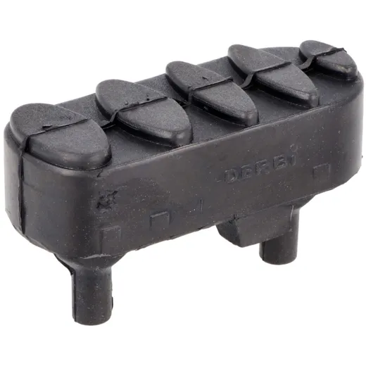 Fußrastengummi links 2,1x6,7x4mm schwarz für Derbi Senda 54368