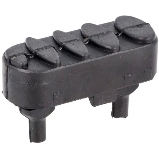 Footrest rubber left 2,1x6,7x4mm black for Derbi Senda 54368_1