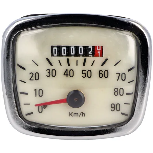 Tachometer RMS Classic Vintage Look 90km/h 2,7mm Anschluss f_2