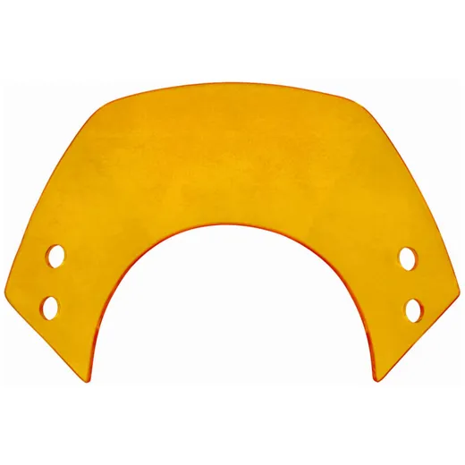 Windschild kurz gelb getönt mit Halterung für Vespa Primaver_1
