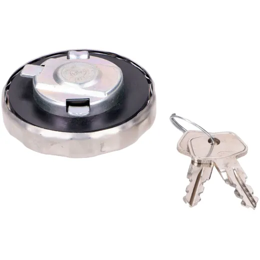 Tankdeckel mit Schloss 40mm chrom für Puch Maxi, Tomos 54418_1