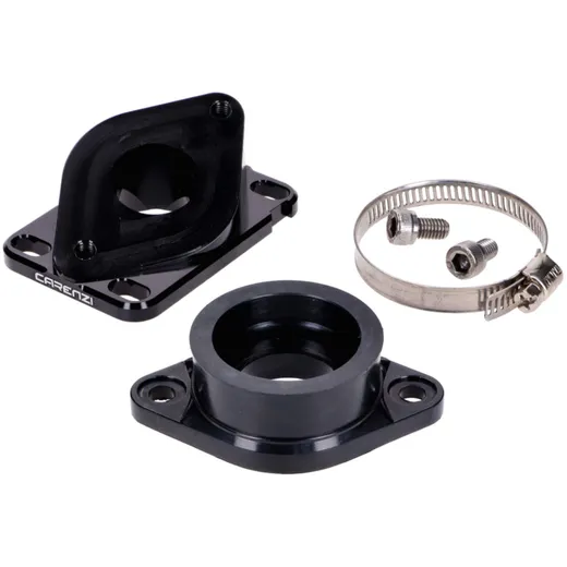 Ansaugstutzen Carenzi 12-21mm für Minarelli AM6, Derbi, PWK Vergaser 21-24mm 54441