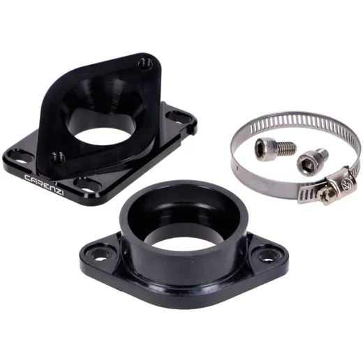 Ansaugstutzen Carenzi 30-34mm für Minarelli AM6, Derbi, PWK Vergaser 30mm 54442