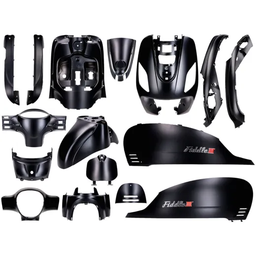 Fairing kit black matt 16-piece for Sym Fiddle 3 year 2014-2020 54541