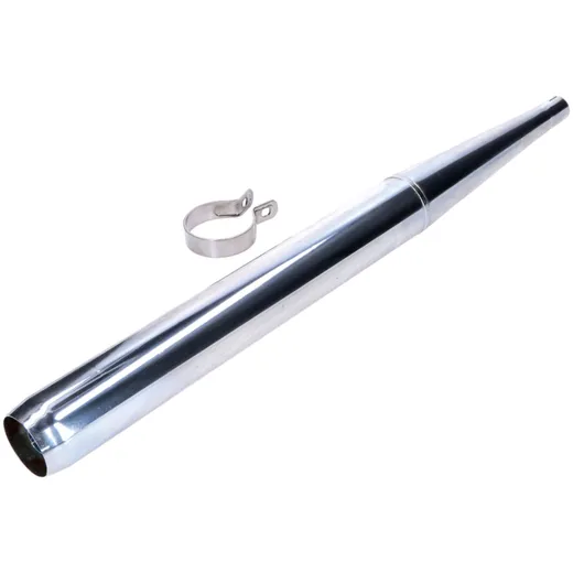Chrome exhaust for Zündapp CS50, ZD40 54635