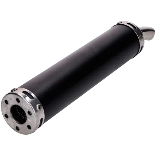 Rear silencer Motegra black incl. gasket for Simson S50, S51_1