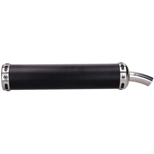 Rear silencer Motegra black incl. gasket for Simson S50, S51_3
