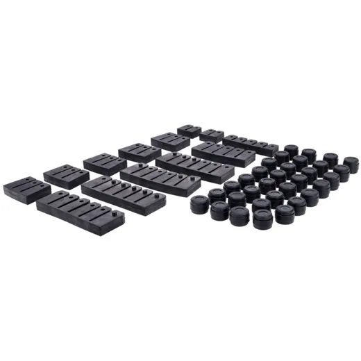 Rubber set vibration damper for wide wall cylinder and cylinder head for Kreidler 54819