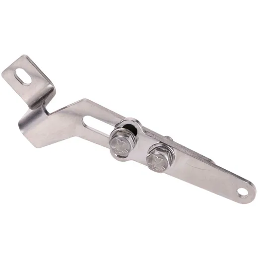 Exhaust bracket rear stainless steel for Simson S50, S51 54871 Exhaust bracket rear stainless steel for Simson S50, S51 54871