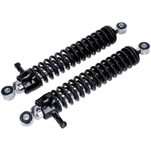 Shock absorber set 360mm adjustable black for Simson S51, S70, S53, S83 Enduro 54898