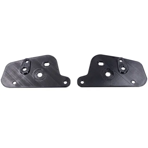 Halterplatten Set für Blinker vorn für Derbi Senda, Aprilia _2