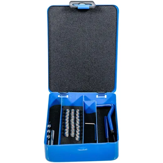 Thread repair kit M5x0.8mm complete set with drill and tool 54937